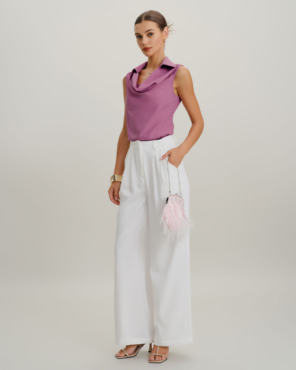 Emma | Stylish Cowl Neck Summer Tanktop 2