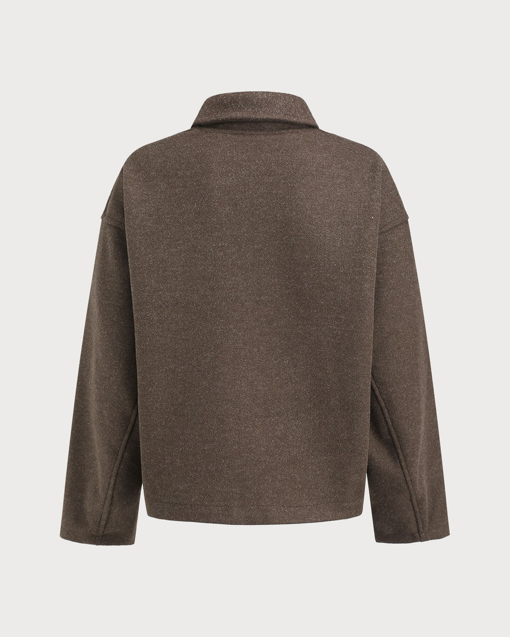 Kaffelommer | Polyester Jakke med Glidelås ? Casual Design for Komfort og Stil 8