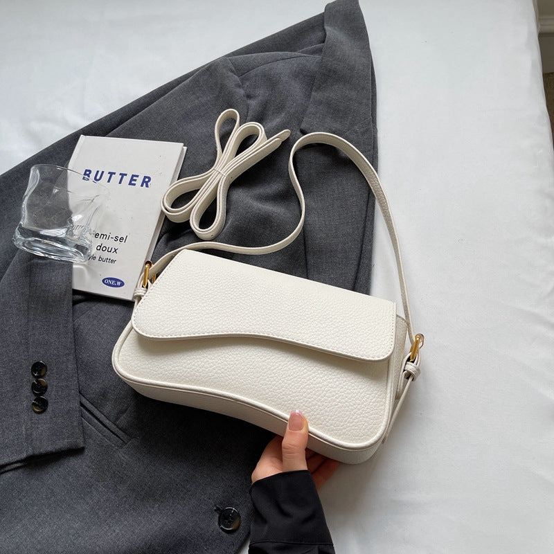 Sophie | Elegant Bølget Håndveske i Vegansk Skinn 1